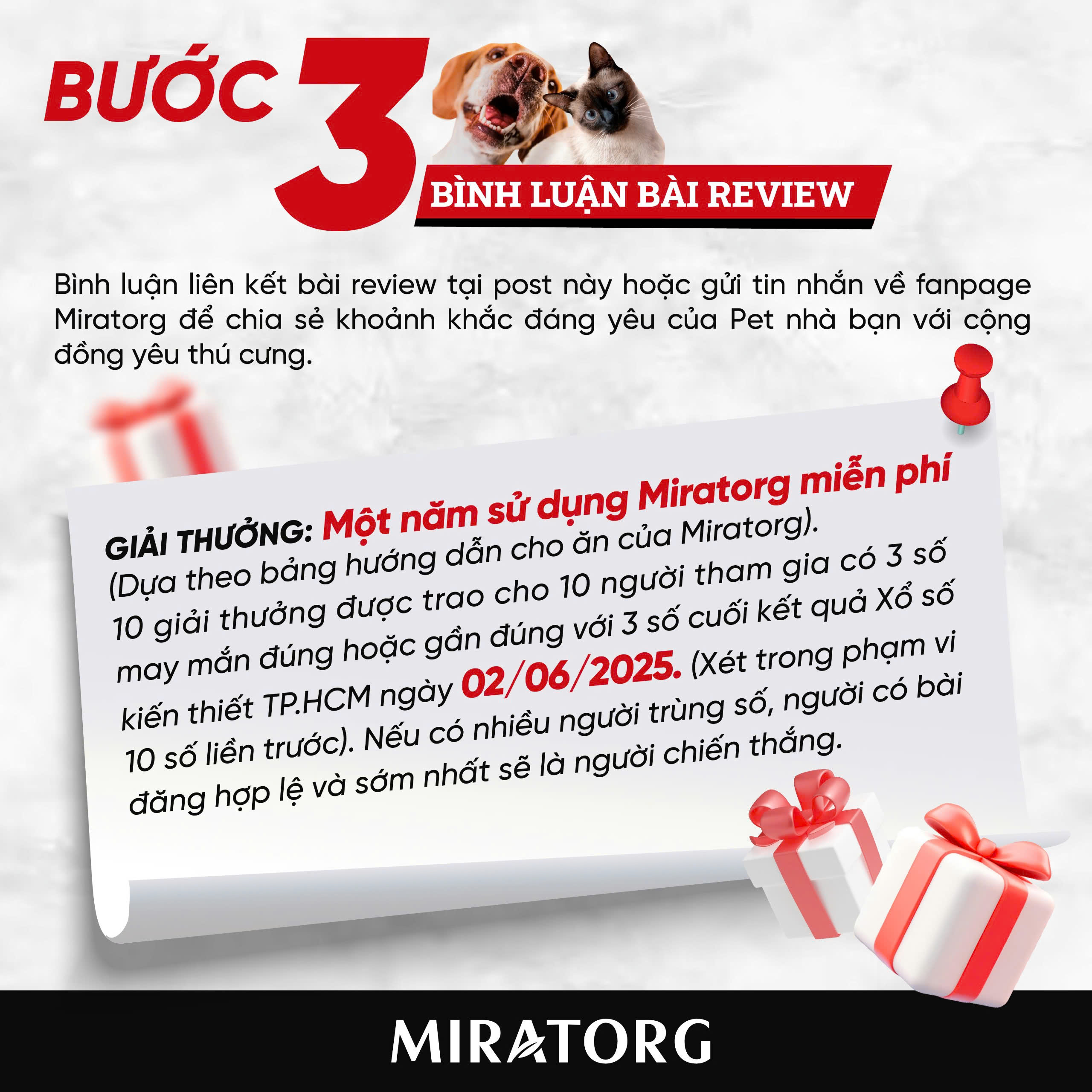 Review hay - Rinh ngay 1 năm Miratorg miễn phí