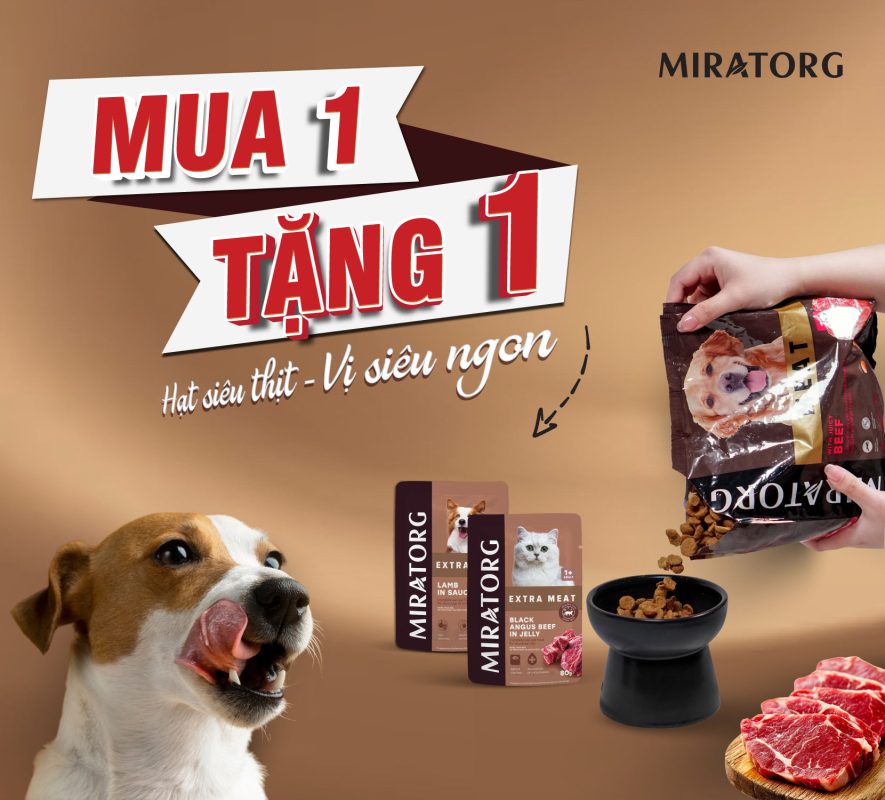 Mua 1 tặng 1: Miratorg Hạt siêu thịt - Vị siêu ngon